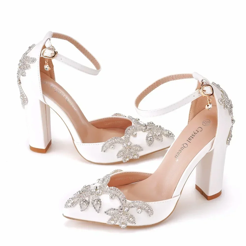 Wedding Super - 2022 Dày Gót Mũi Nhọn Với