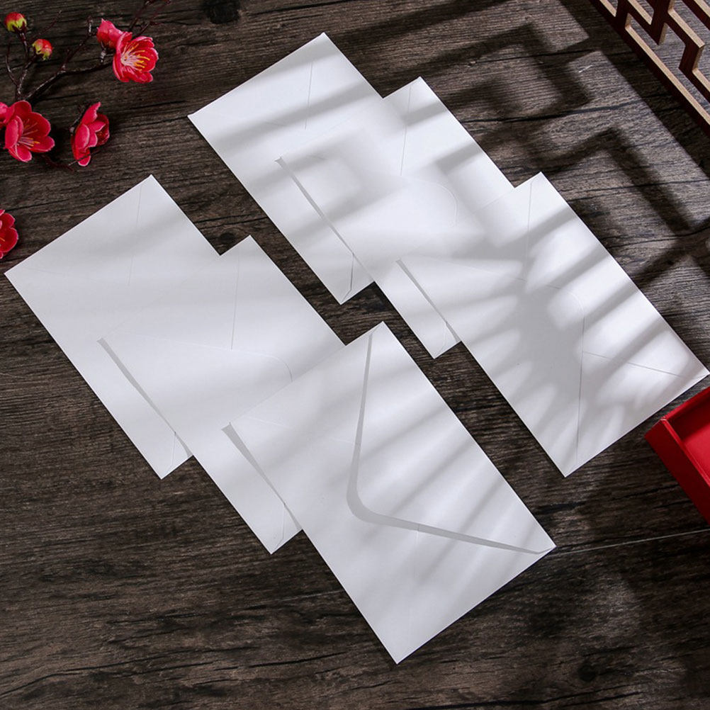 Wedding Envelopes - 50pcs White Envelopes B6 Size Thick