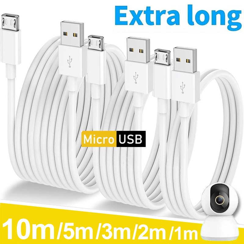 Wedding Power Supply - 1m/2m/3m/5m/10m Extra Long Micro Usb Fast