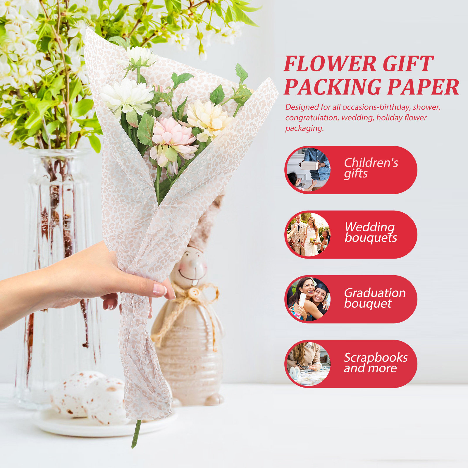 Floral Wrapping For Flower Bou - đánh giá và giá Wedding Packaging