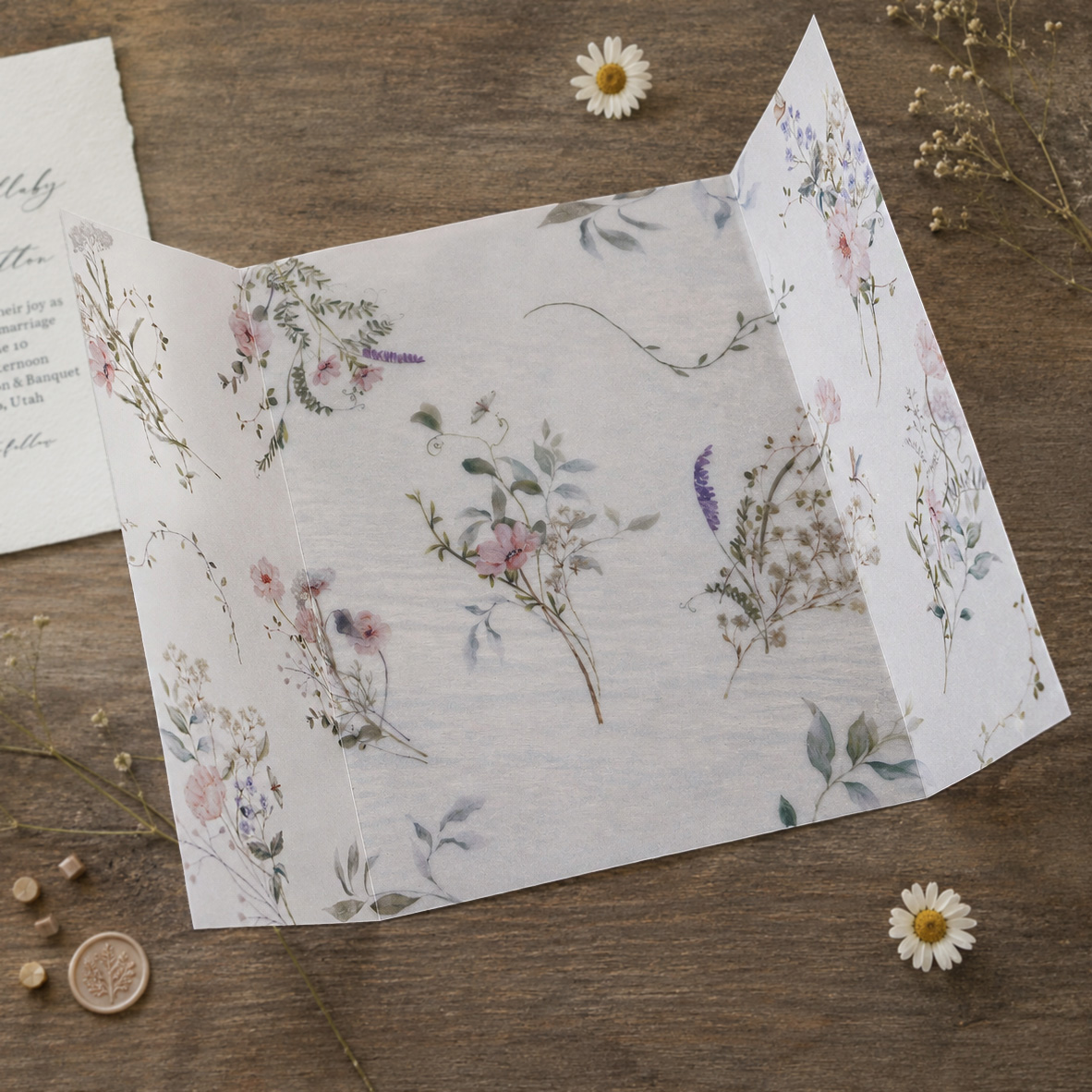 20/50pcs Vellum Wrap with Wate - đánh giá và giá Wedding Envelopes