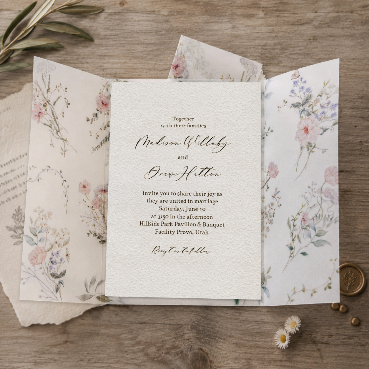 20/50pcs Vellum Wrap with Wate - đánh giá và giá Wedding Envelopes