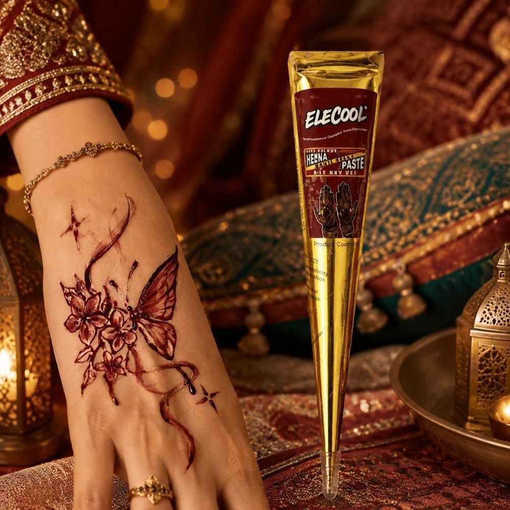 Natural Black Henna Flash Tatt - đánh giá và giá Indian Wedding Supply