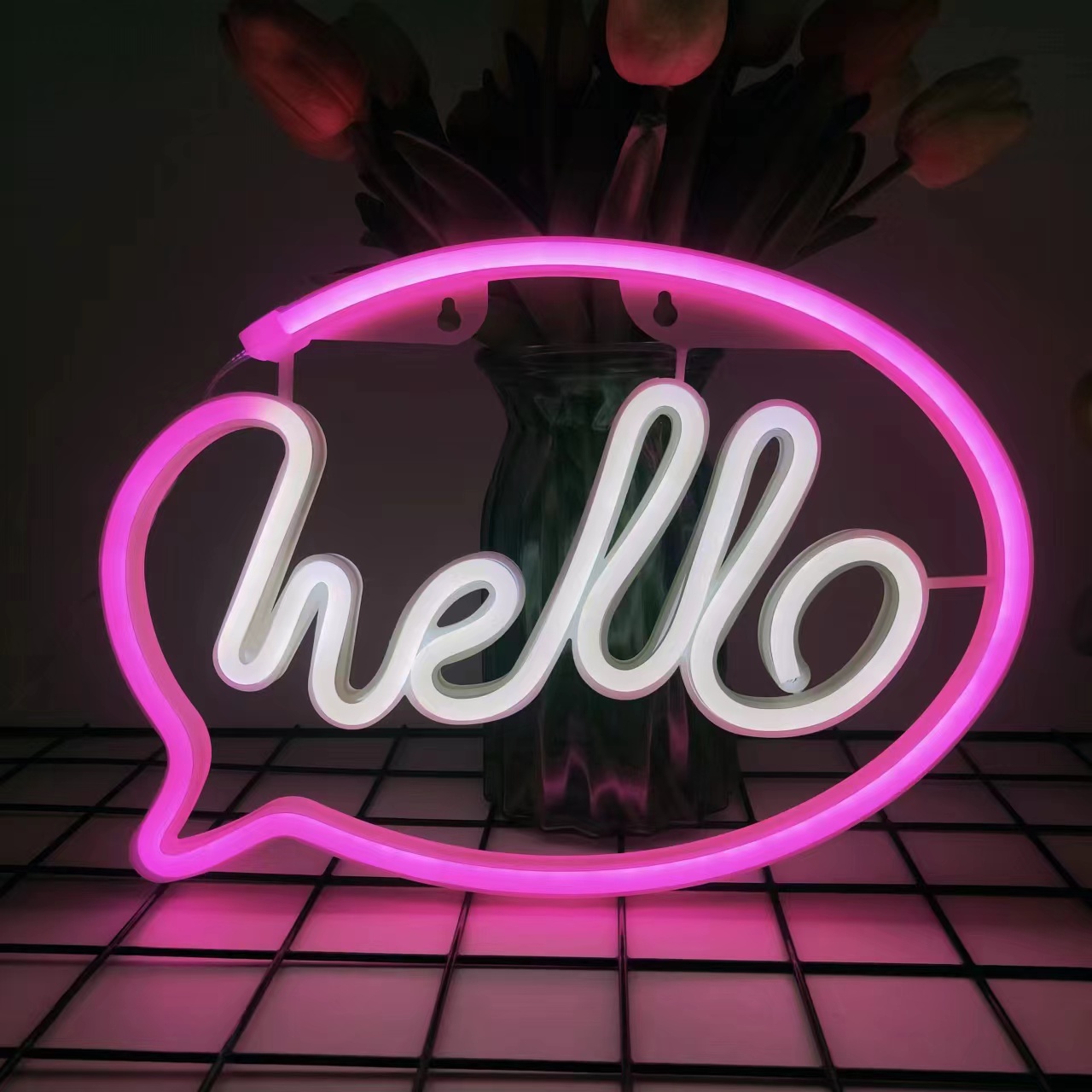 Hello Neon LED Light USB or Ba - đánh giá và giá Wedding Power Supply