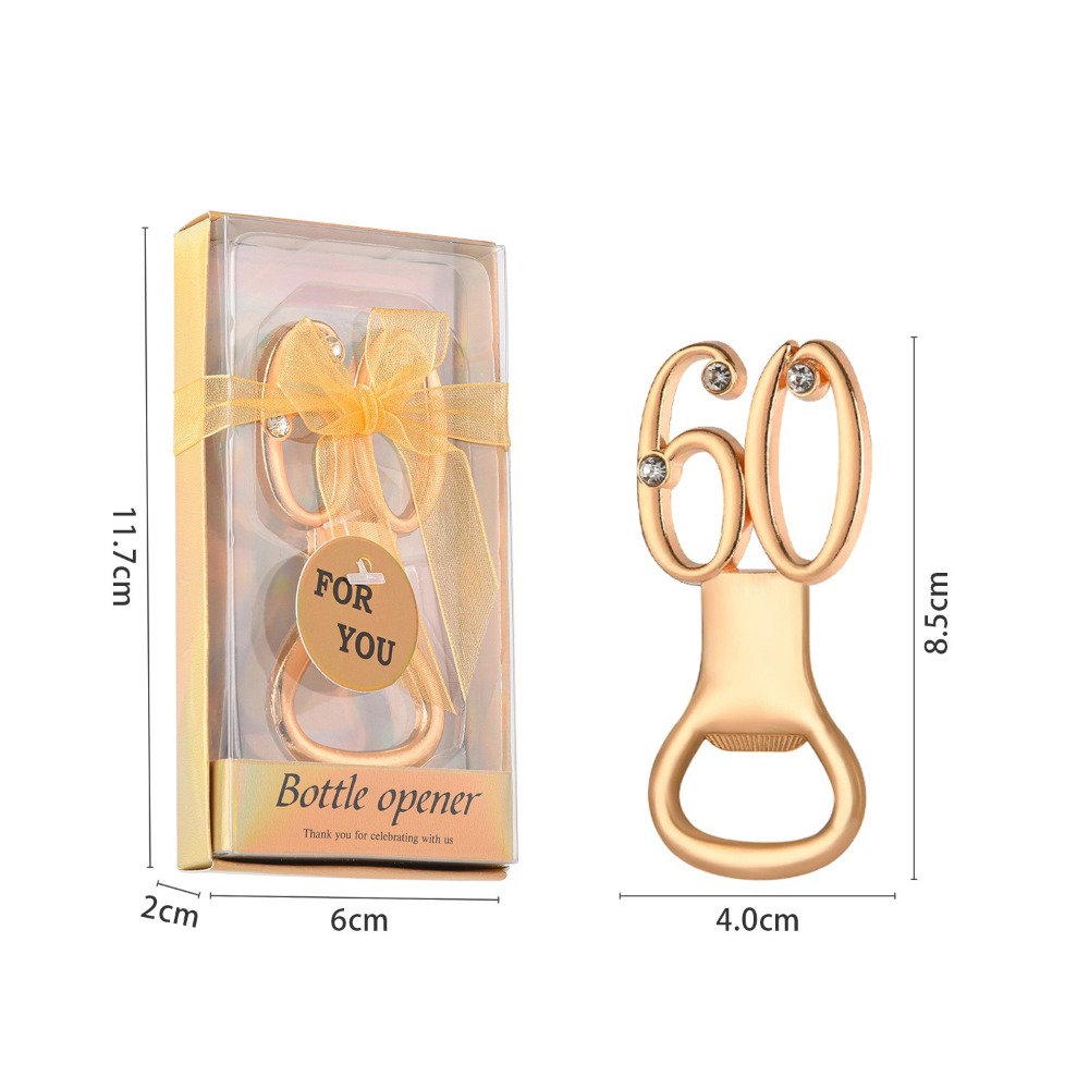 Golden Birthday Bottle Opener  - đánh giá và giá Wedding Supply List