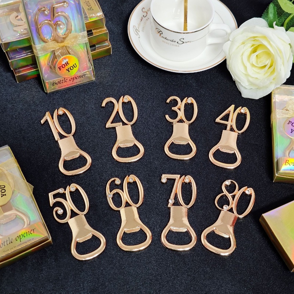 Golden Birthday Bottle Opener  - đánh giá và giá Wedding Supply List