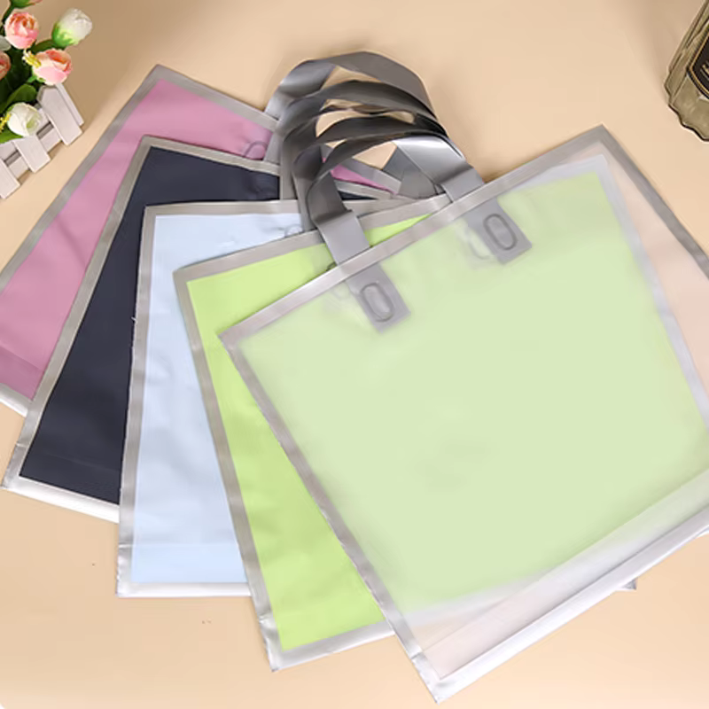 50Pcs Frosted hand shopping ba - đánh giá và giá Wedding Supply Shops