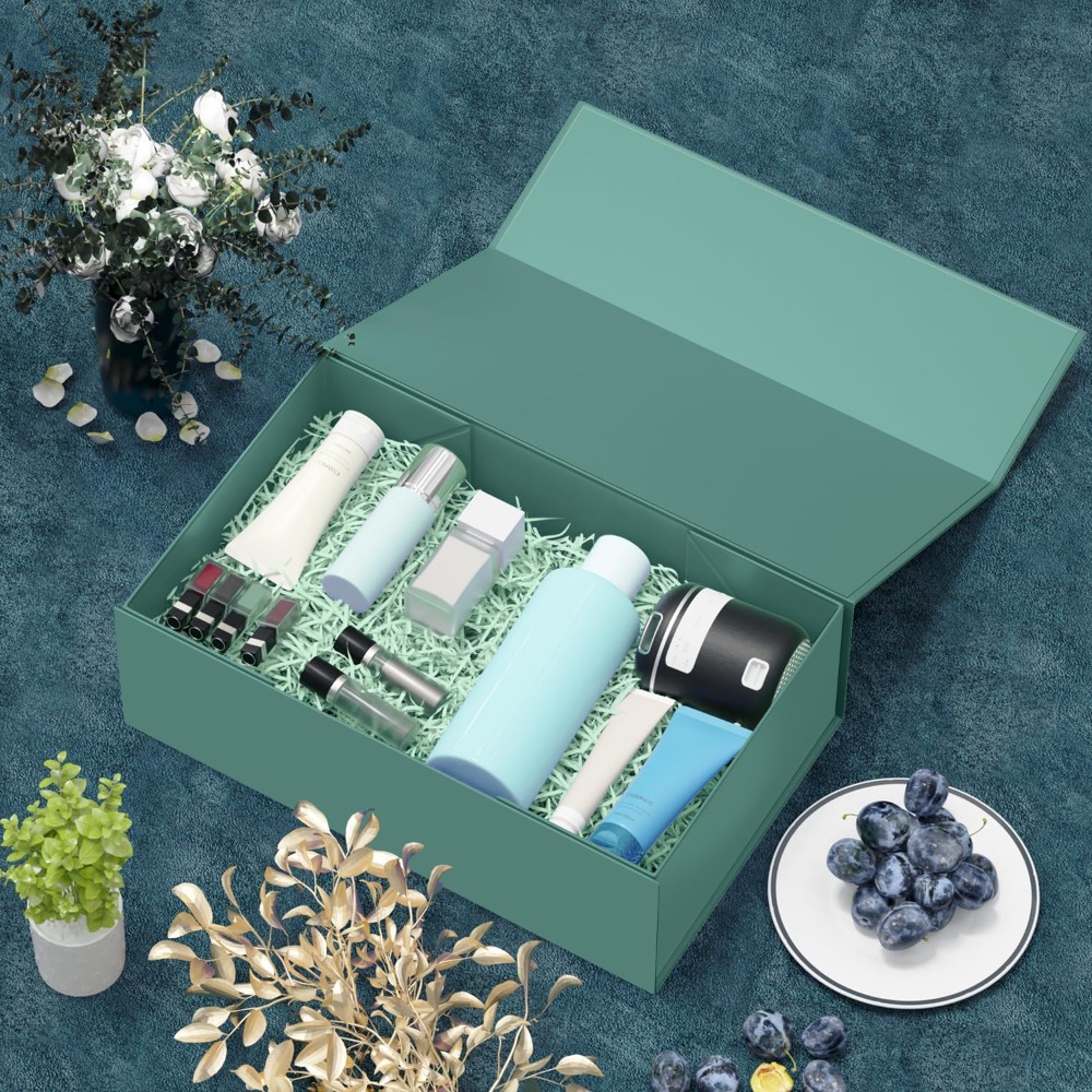 Green Gift Box with Magnetic C - đánh giá và giá Wedding Packaging