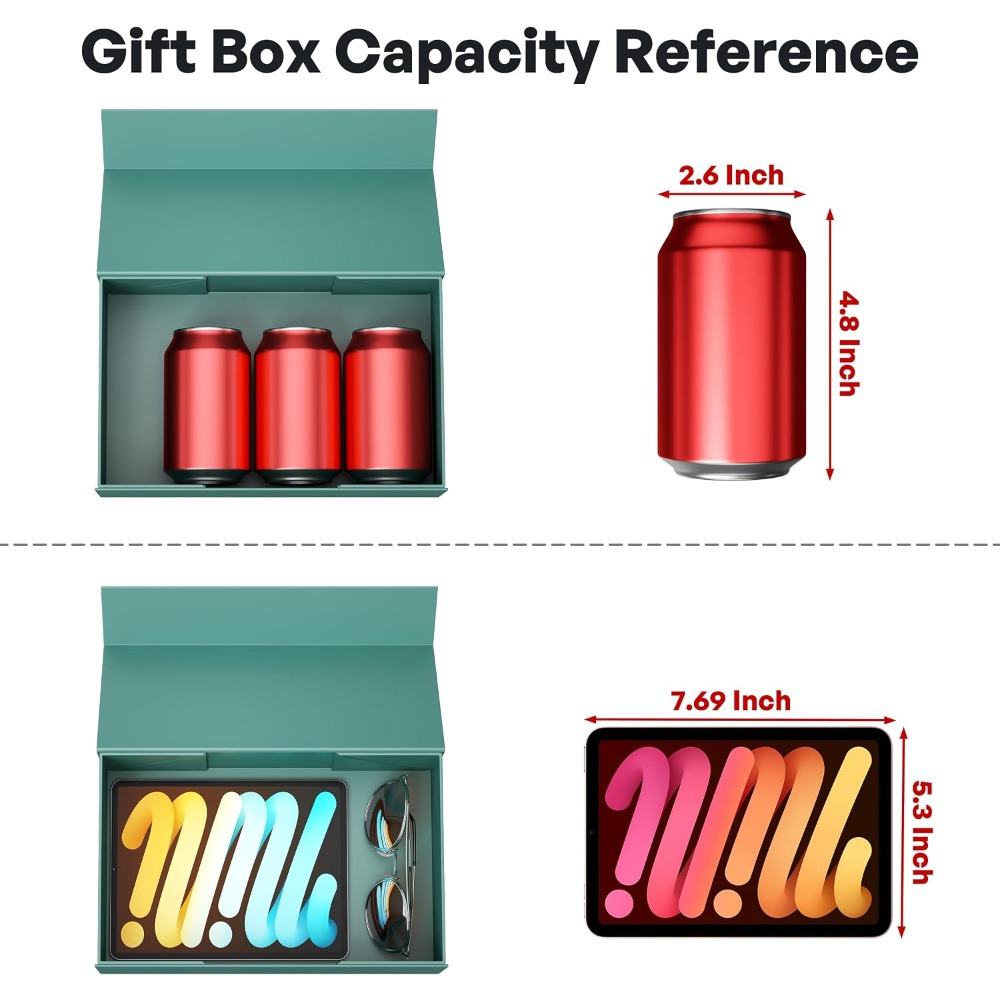Green Gift Box with Magnetic C - đánh giá và giá Wedding Packaging