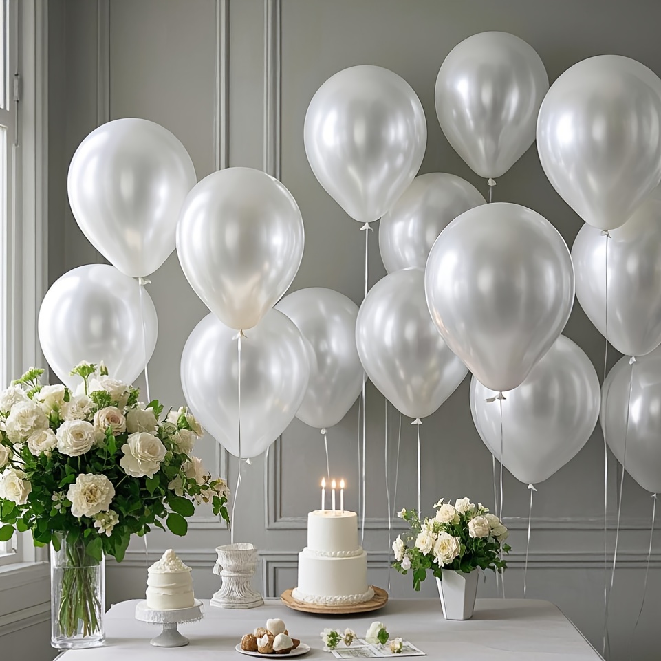 Pearl White Balloon Set, Suita - đánh giá và giá Wedding Ceremony Supply