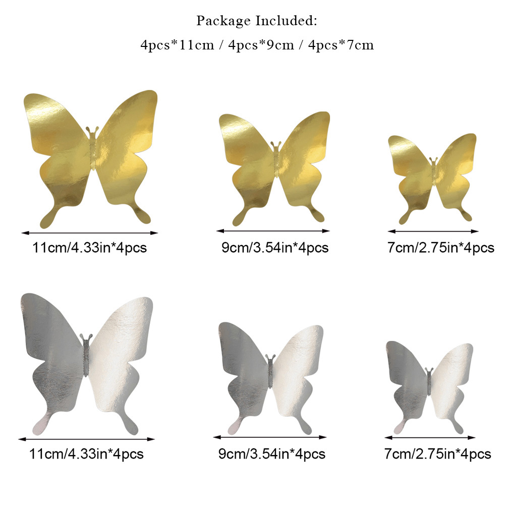 12 Pcs Gold Silver Reflective  - đánh giá và giá Wedding Package Gold