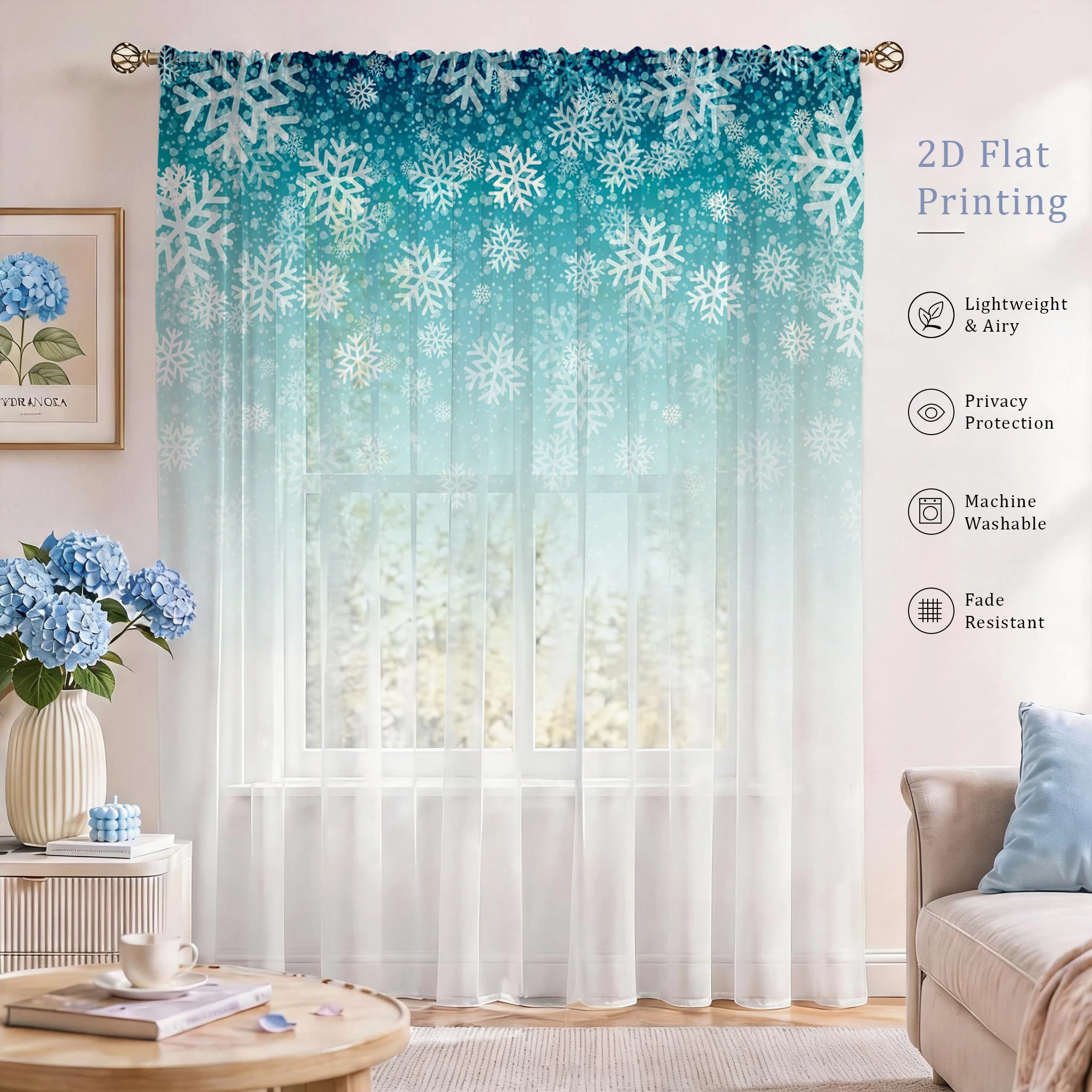 Floral Gradient Sheer Curtain, - đánh giá và giá Good Floral & Wedding Decor Supply Photos