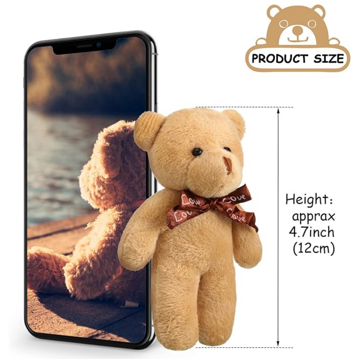 12-120PCS Keychain Mini Teddy  - đánh giá và giá Wedding Supply List
