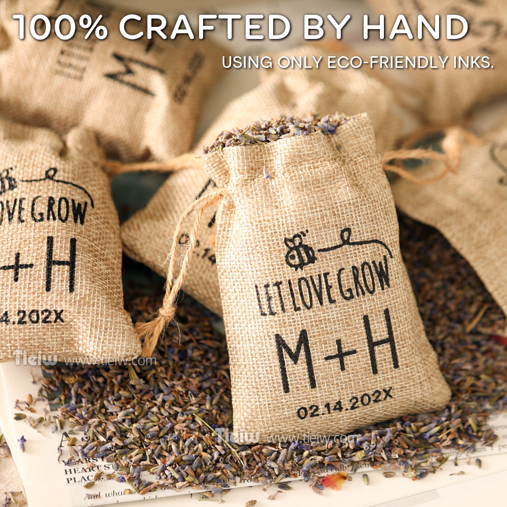 25PCS-Personalized Burlap Wedd - đánh giá và giá Wedding Supply List