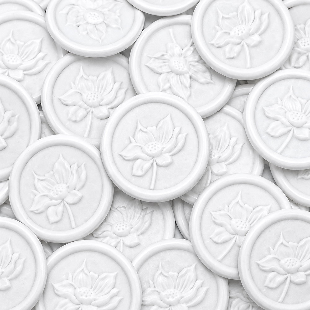 3D Water Lilies Floral Wax Sea - đánh giá và giá Wedding Envelopes