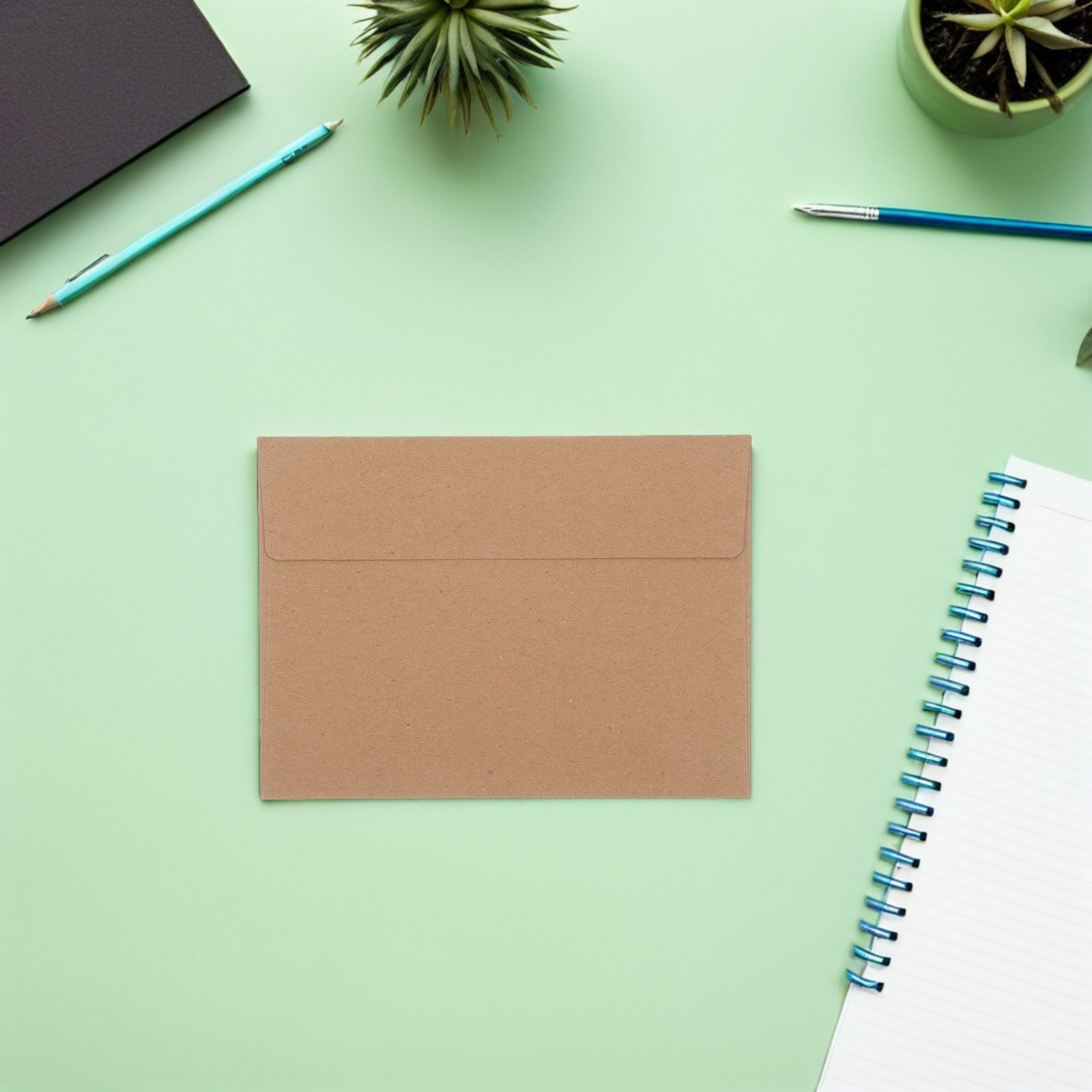 50Pcs Vintage Kraft Paper Busi - đánh giá và giá Wedding Envelopes