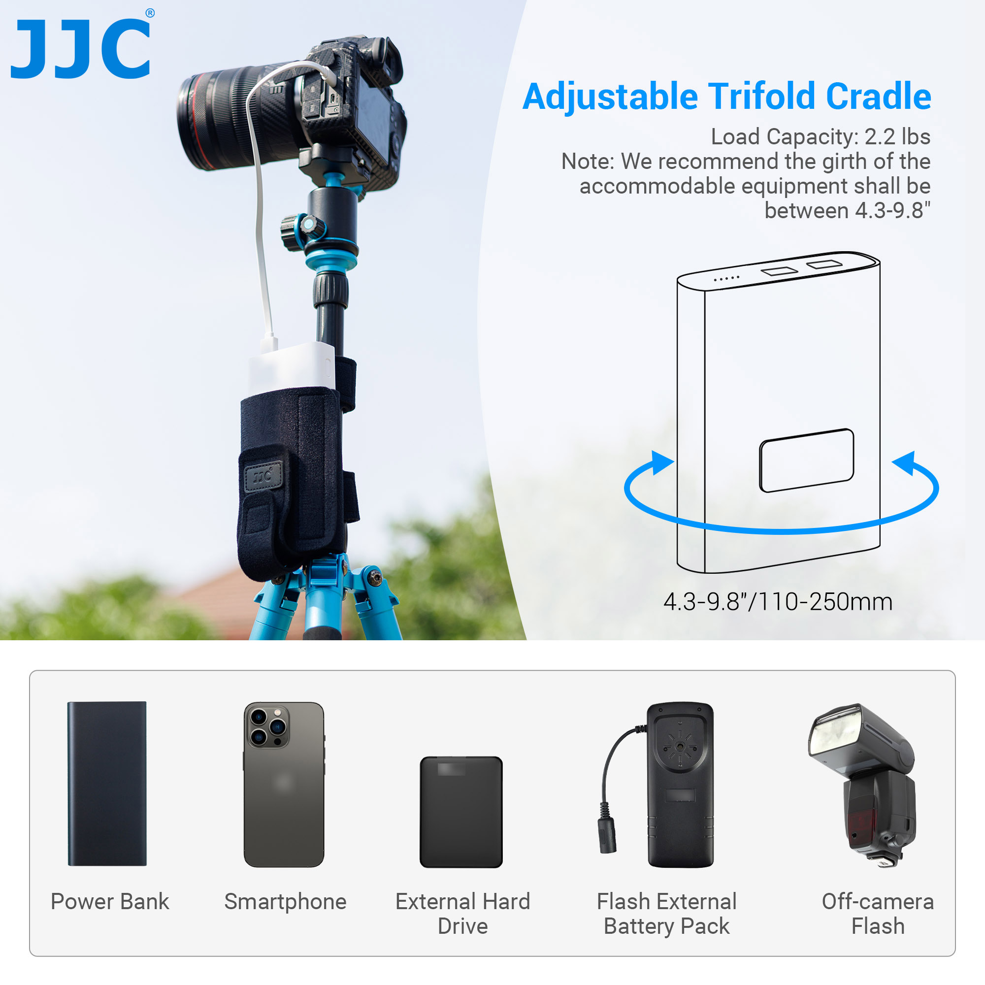 JJC Equipment Mounting Strap C - đánh giá và giá Wedding Power Supply