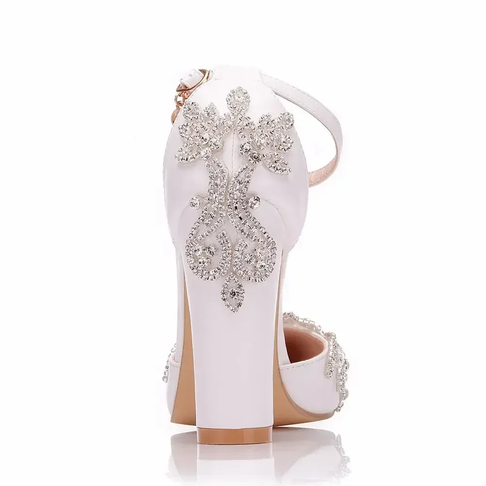 2022 Dày Gót Mũi Nhọn Với Đế D - đánh giá và giá Wedding Super
