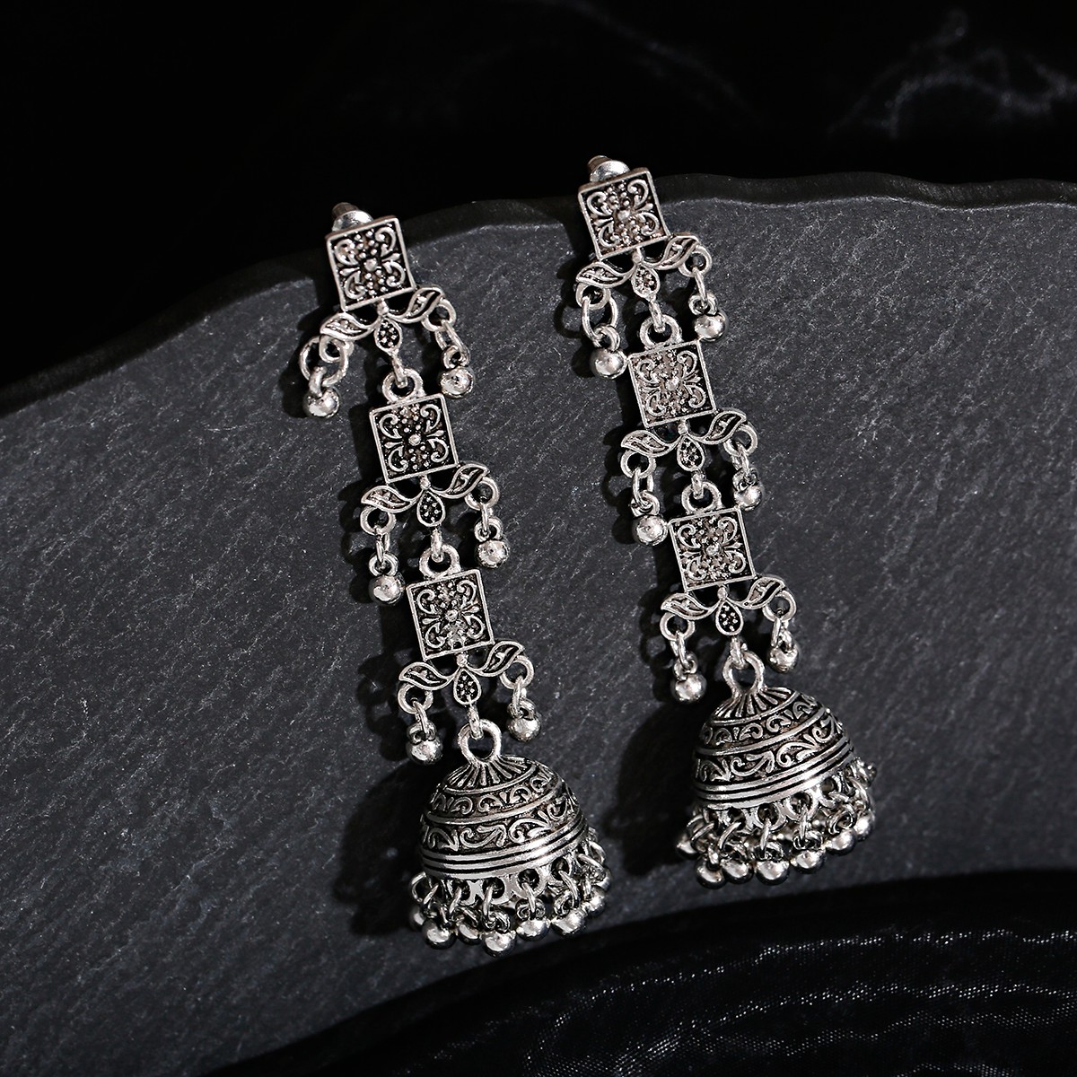 Retro Dân Tộc Màu Bạc Thổ Nhĩ  - đánh giá và giá Indian Wedding Supply