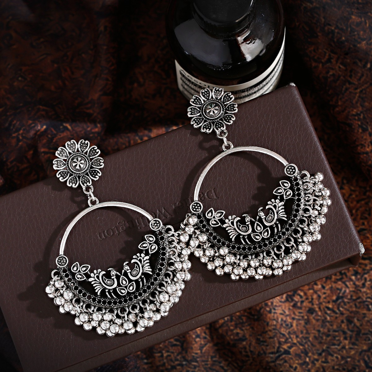 Retro Dân Tộc Màu Bạc Thổ Nhĩ  - đánh giá và giá Indian Wedding Supply