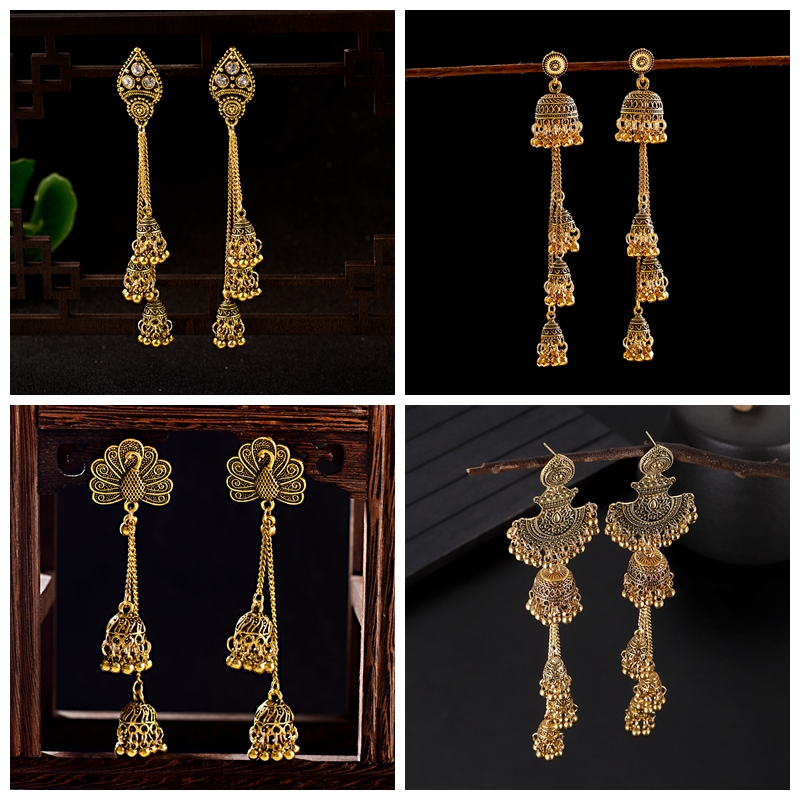 New Gold Color Bell Tassel Jhu - đánh giá và giá Indian Wedding Supply