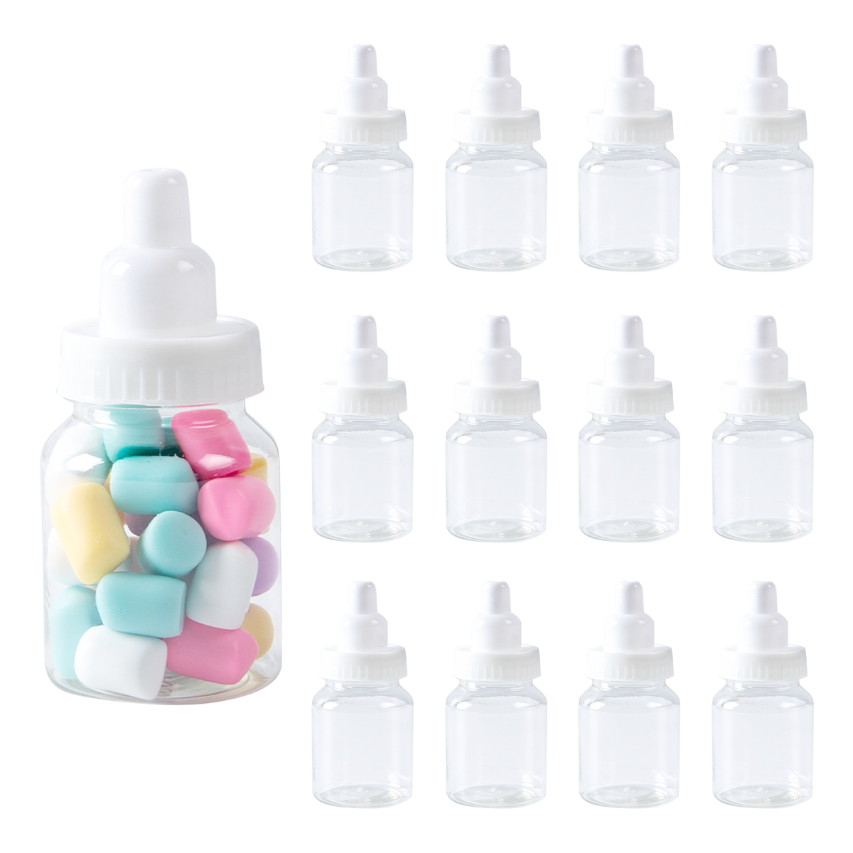 12/24Pcs Baby Shower Bottle Bl - đánh giá và giá Wedding Supply List