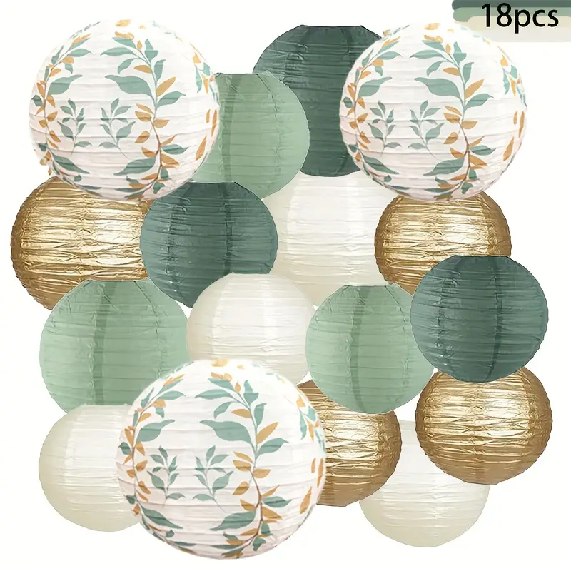 18-Piece Green Series Sage Gol - đánh giá và giá Wedding Ceremony Supply