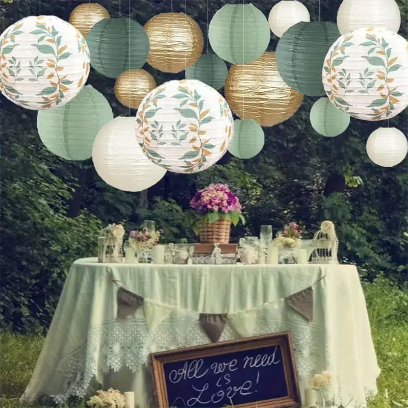 18-Piece Green Series Sage Gol - đánh giá và giá Wedding Ceremony Supply