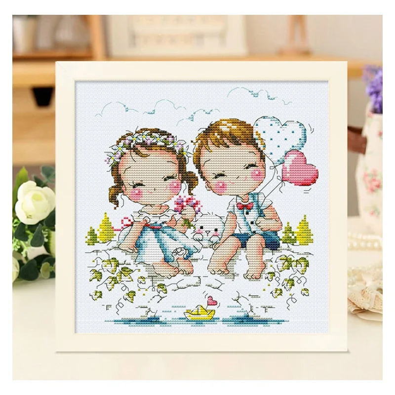 Amishop Counted Cross Stitch K - đánh giá và giá Wedding Package Gold