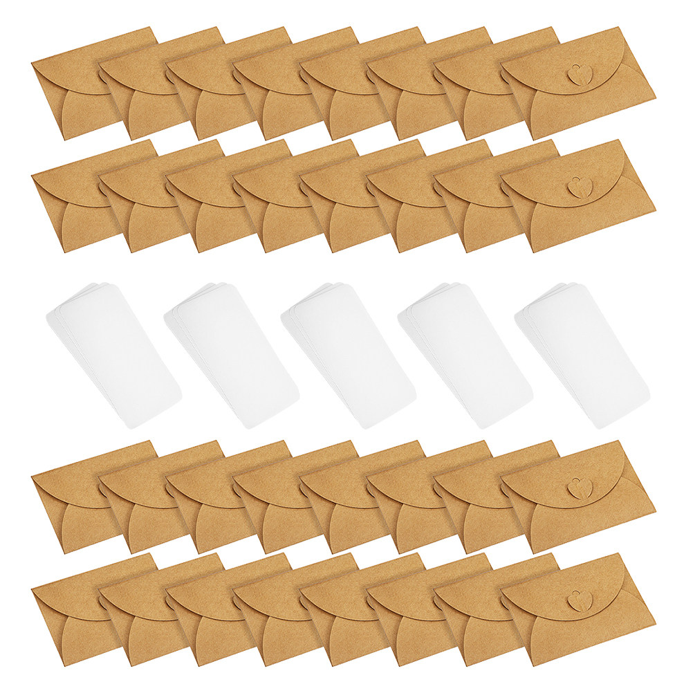 30Sets Mini Kraft Envelopes He - đánh giá và giá Wedding Envelopes