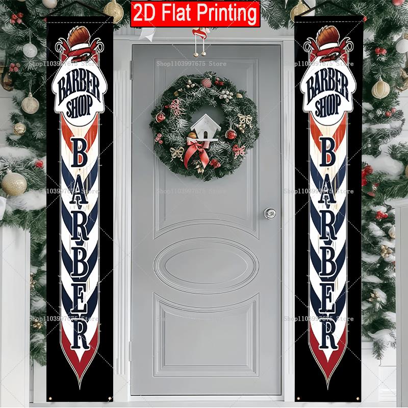 2D Barber Shop Text Logo Door  - đánh giá và giá Wedding Supply Shops