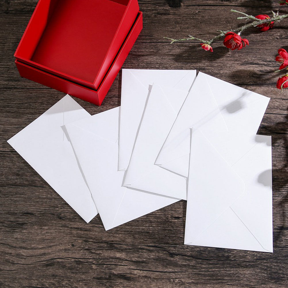 50pcs White Envelopes B6 Size  - đánh giá và giá Wedding Envelopes