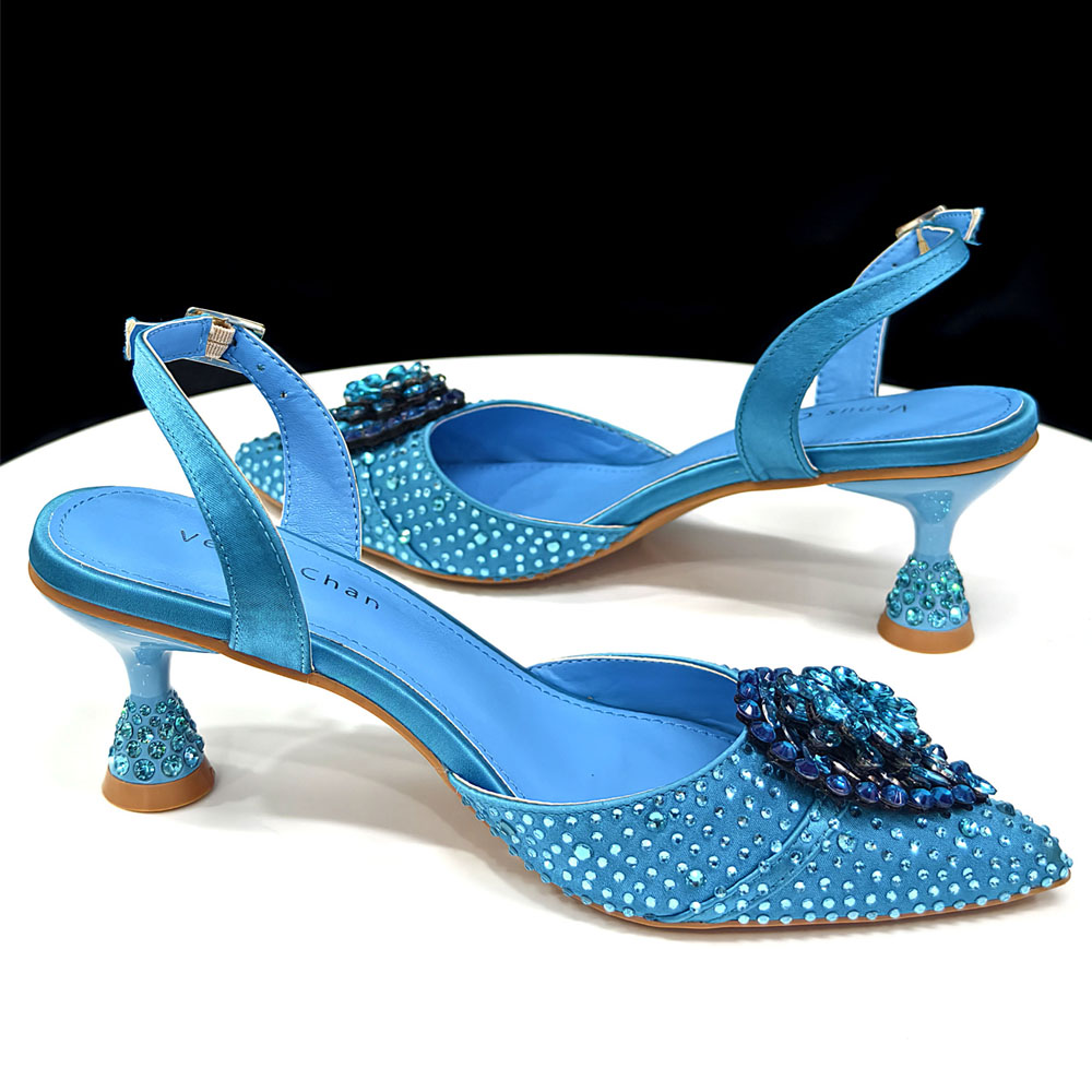 Crystal Rhinestone Heels & Clu - đánh giá và giá Wedding Packaging