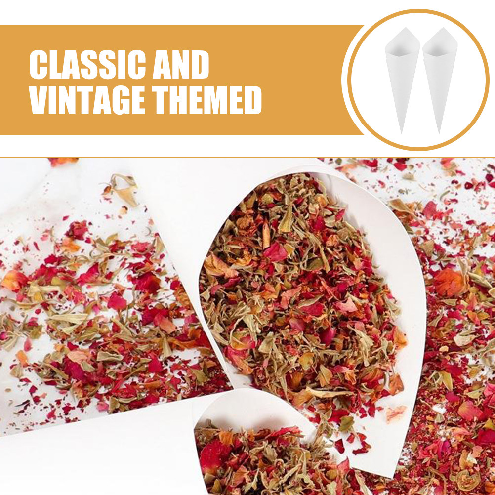 60Pcs Wedding Confetti Cones F - đánh giá và giá Papercraft Supply Confetti