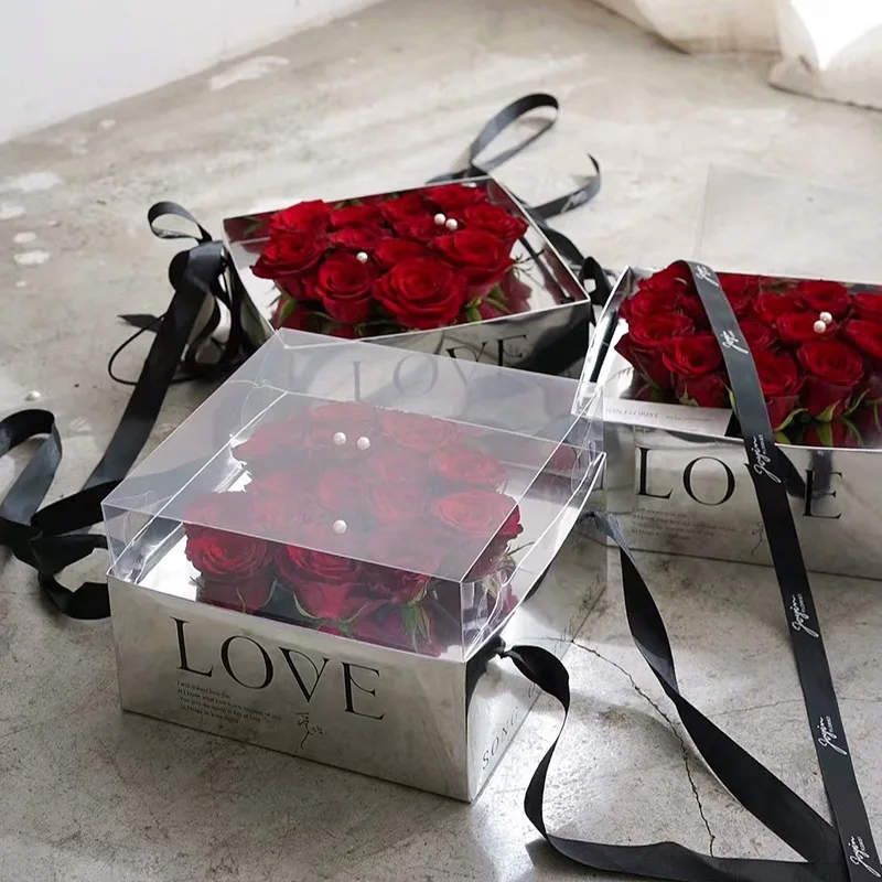 2PCS Cake Flower Box Handheld  - đánh giá và giá Wedding Packaging