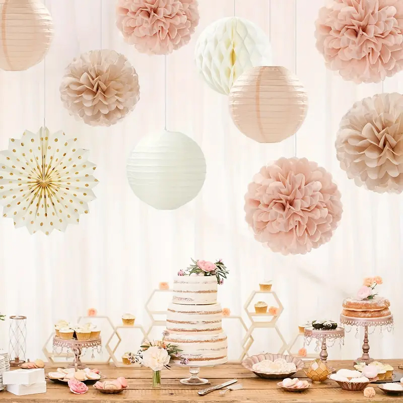 11Pcs Champagne Gold and Beige - đánh giá và giá Wedding Ceremony Supply