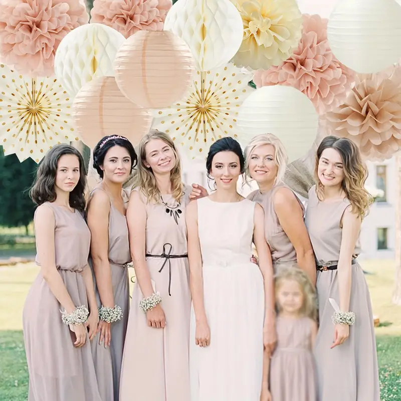 11Pcs Champagne Gold and Beige - đánh giá và giá Wedding Ceremony Supply