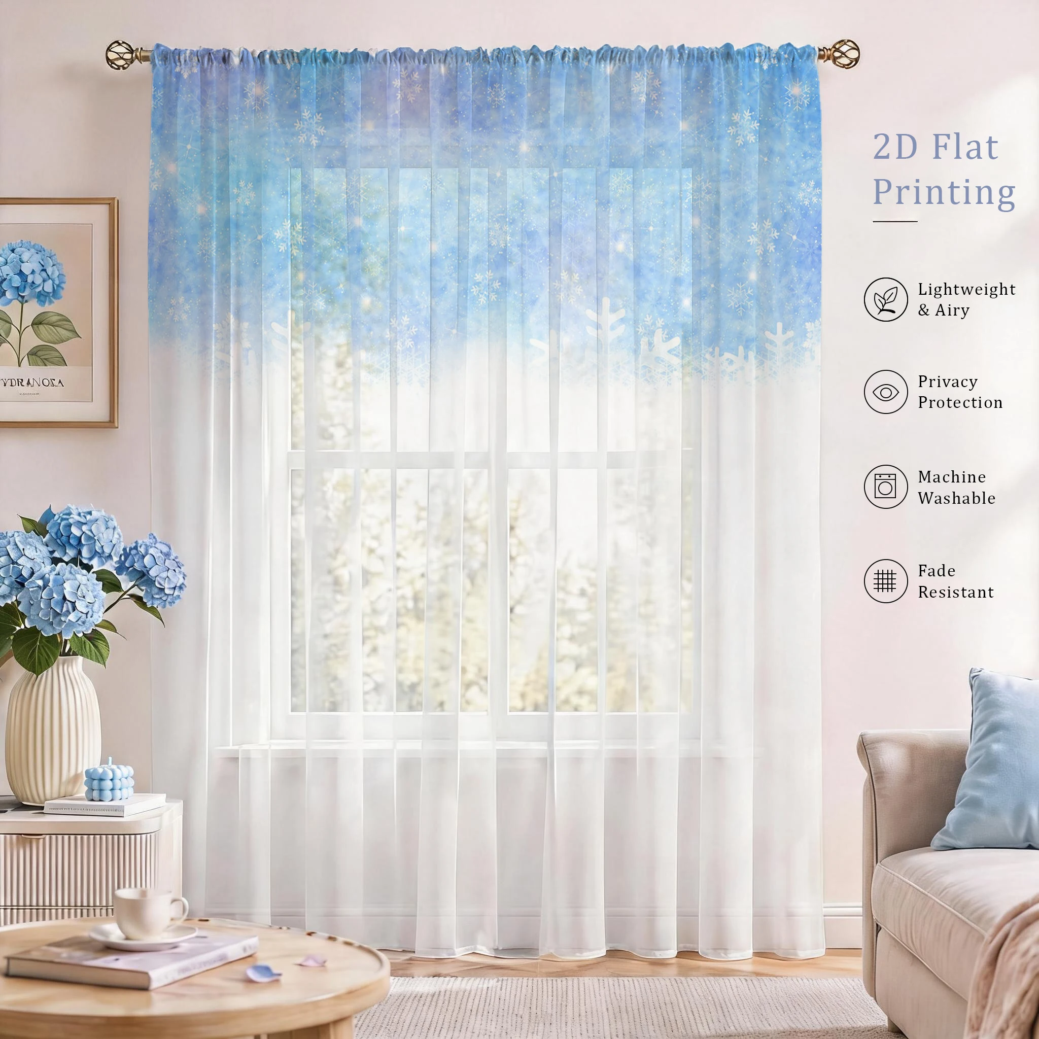 Floral Gradient Sheer Curtain, - đánh giá và giá Good Floral & Wedding Decor Supply Photos